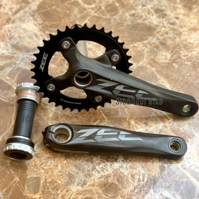 Crank Single Shimano Zee M640 36T Narrow Wide Arm 165mm