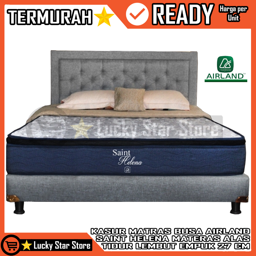 [Instan] SPRINGBED AIRLAND SAINT HELENA KASUR MATRAS 120 160 180 140 100 90 X 200 AIR LAND MATERAS S