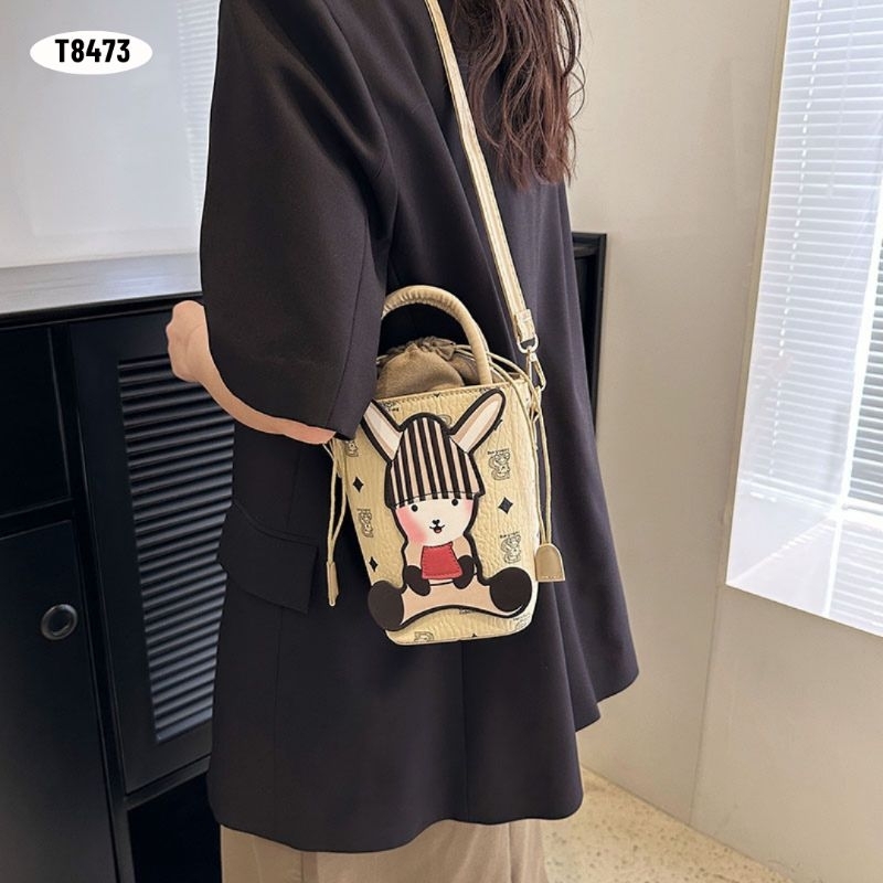 [IMPORT] T8473 - TAS SELEMPANG WANITA FASHION IMPORT - 76BAGSTORE