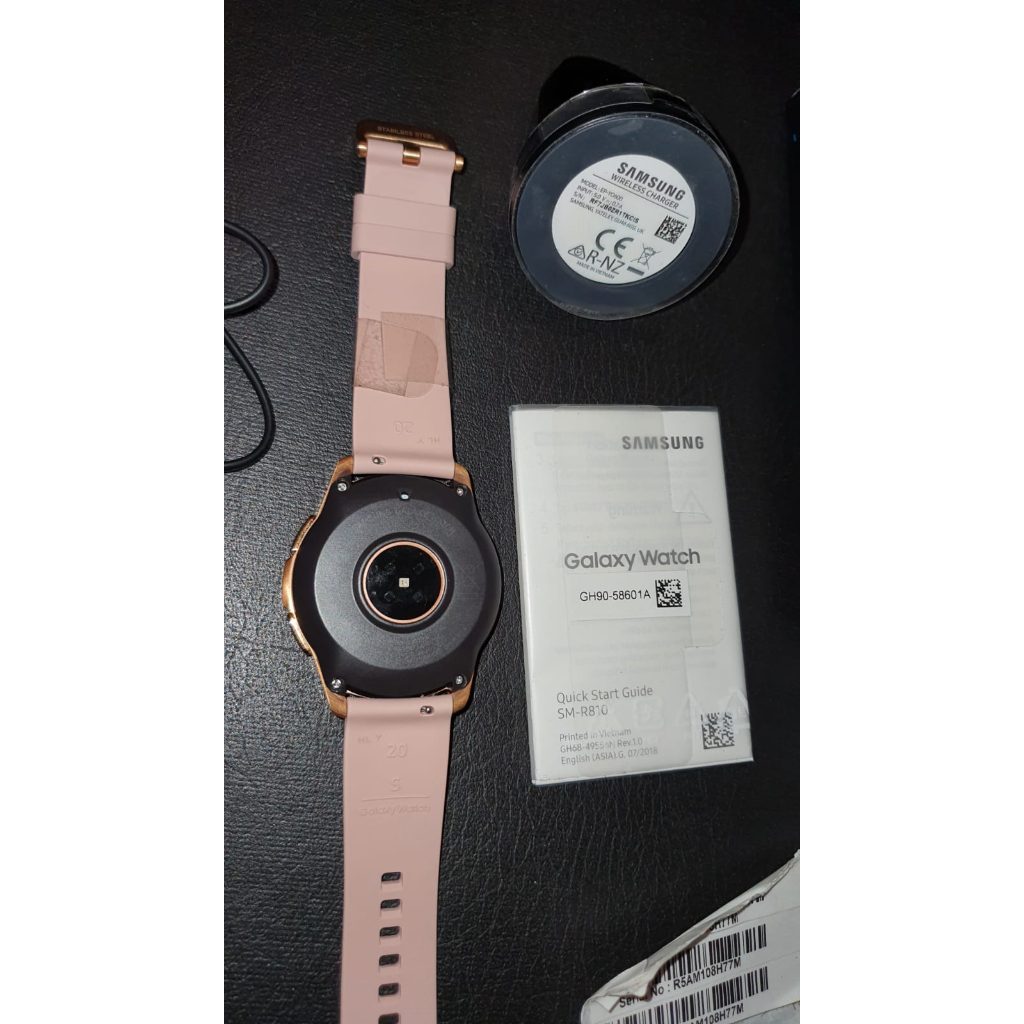 SAMSUNG WATCH GEAR S4 42MM ROSEGOLD RESMI SEIN NEW OLD STOCK FULLSET