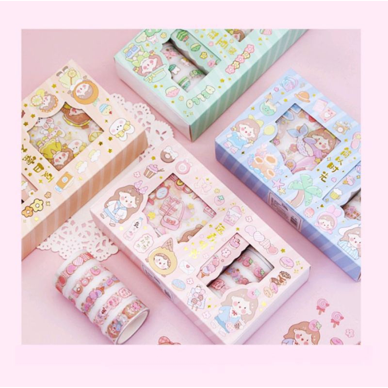 

Fresh Heart DIY Masking Tapes & Stickers Box Set