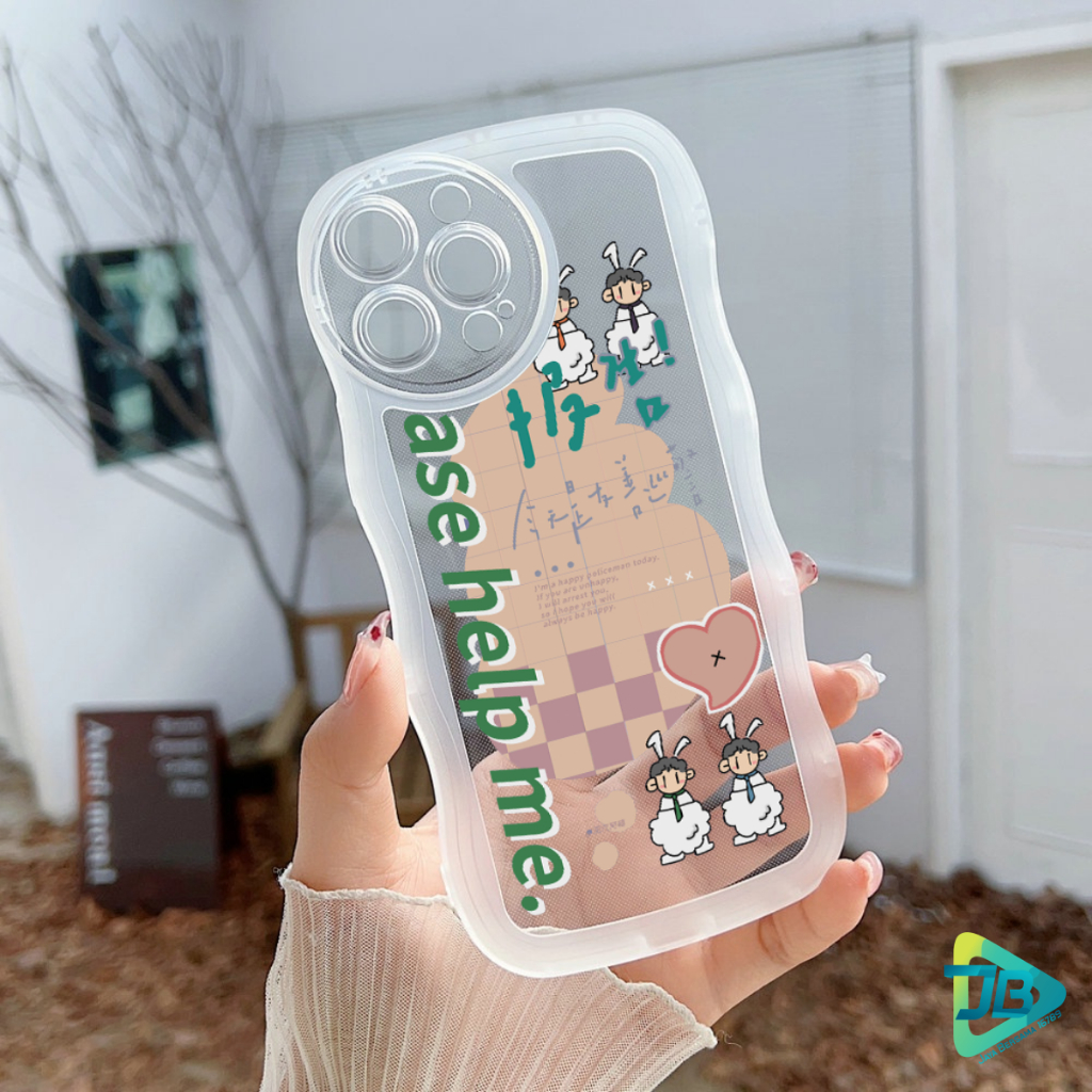 CUSTOM SOFTCASE WAVE GELOMBANG CLEAR CUSTOM UN HAPPY FOR VIVO Y02 Y11 Y12 Y15 Y17 Y15S Y01 Y16 Y02S Y20 Y12S Y21 Y21S Y33S Y22 Y22S Y30 Y50 Y35 Y53 Y71 Y75 Y81 Y91 Y93 Y95 Y91C Y1S V5 V20 V25 V25E T1 PRO S15E JB8501