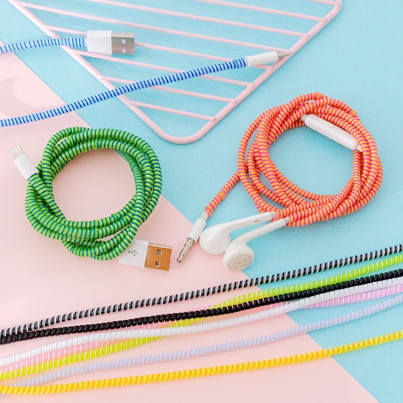 Pelindung Kabel Charger Spiral Warna Cable Charger Casan