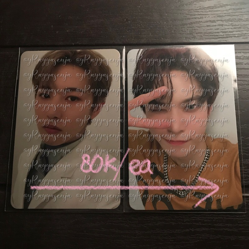 photocard pc nct doyoung renjun universe