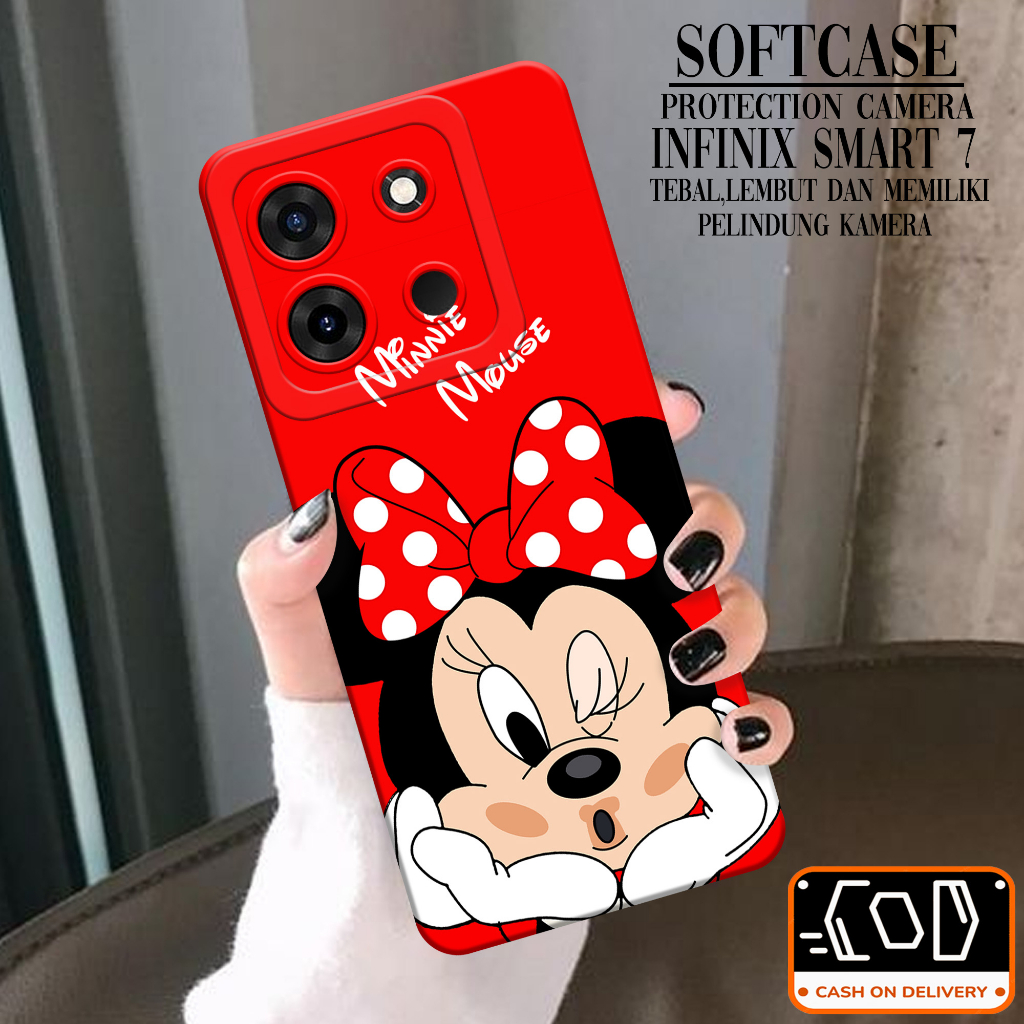 Softcase Infinix Smart 7 Soft Protection Camera Case Infinix Smart 7 Terbaru Pelindung Belakang Infi