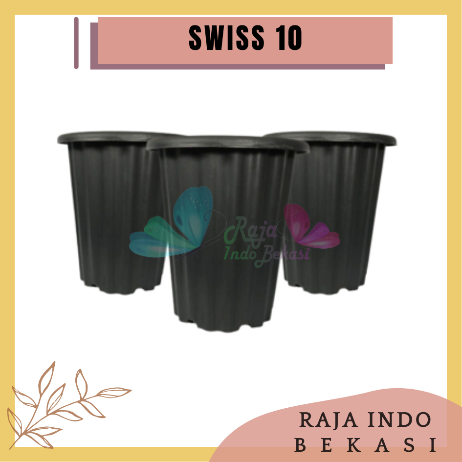 Pot SWISS 10 Hitam Pot Yogap 10 13 15 Hitam Putih Coklat Merah Bata Bening Transparan Pot Yogap 17 18 19 Pot Yogap Murah Pot Bunga Tinggi Pirus Tegak Bagus Tebal