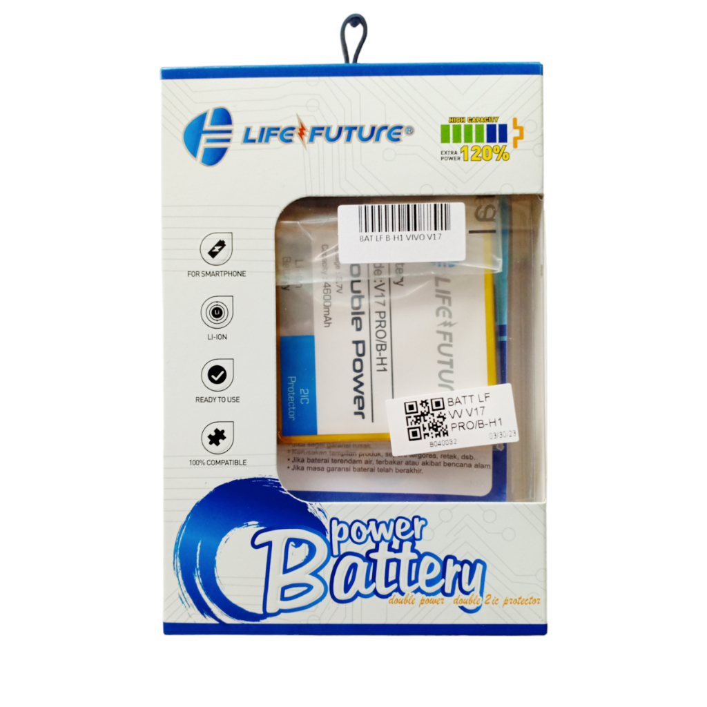 Baterai Life Future Vivo V17 Pro B-H1 Battery Vivo V17 Pro Batu Vivo V17 Pro