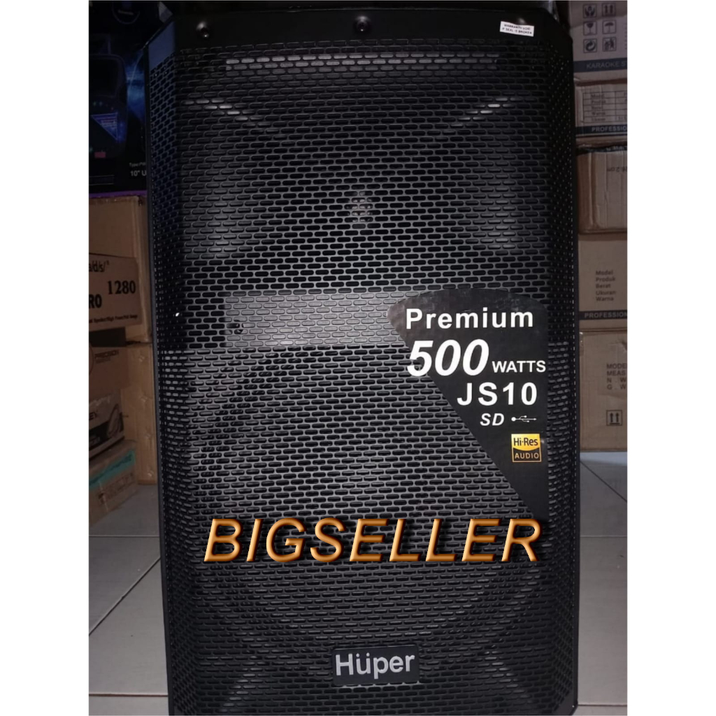 SPEAKER AKTIF HUPER JS10 SPEAKER AKTIF HUPER 15INCH JS 10 ORIGINAL HARGA 1 PCS