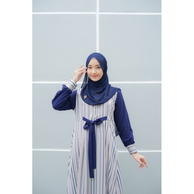 GAMIS NAURA SALUR BAHAN SHAKILA PREMIUM ORI EL HURRIYAH