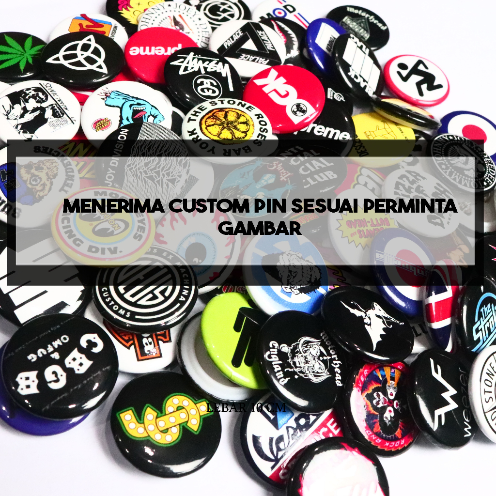 CUSTOM PIN BROSH SESUAI GAMBAR UKURAN 2,5mm