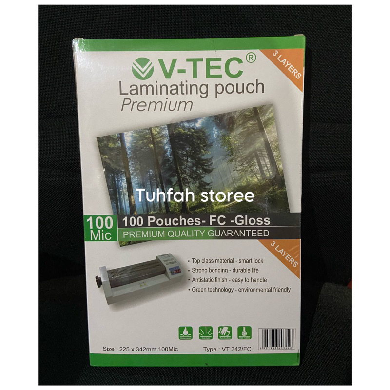 

Plastik Laminating Vtec VT 342 FC Laminating Pounch Premium