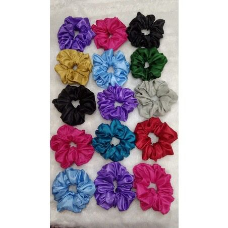 ikat rambut scrunchie,iket rambut wanita