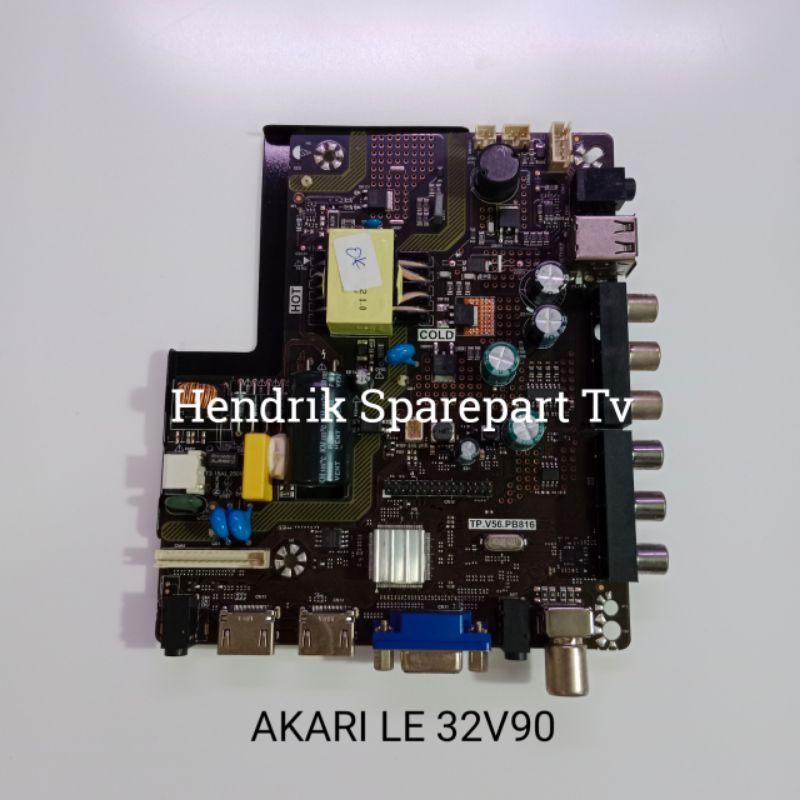 MAINBOARD TV AKARI LE32V90 - MESIN TV - MB TV AKARI LE32V90
