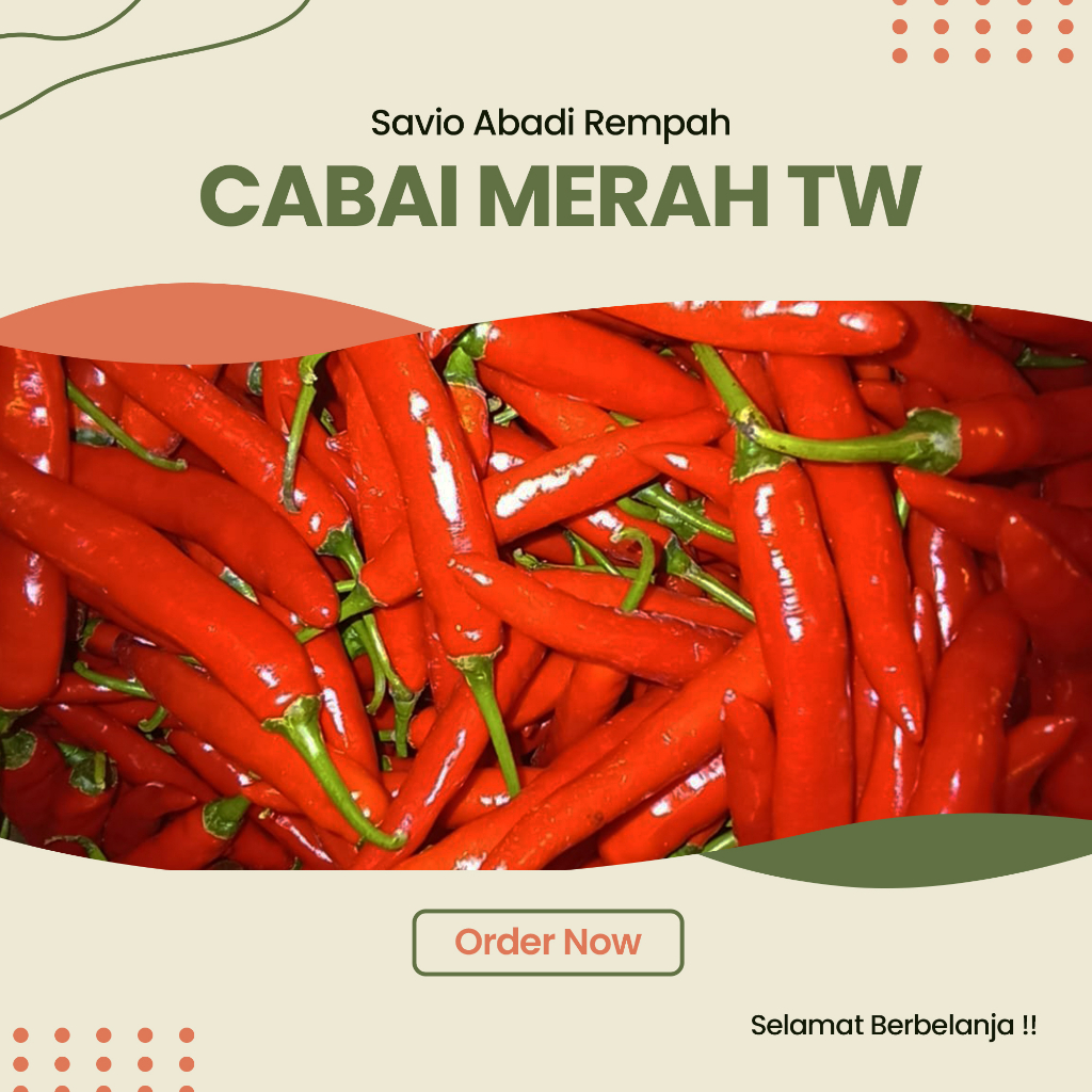 

CABAI MERAH BESAR TW 1KG