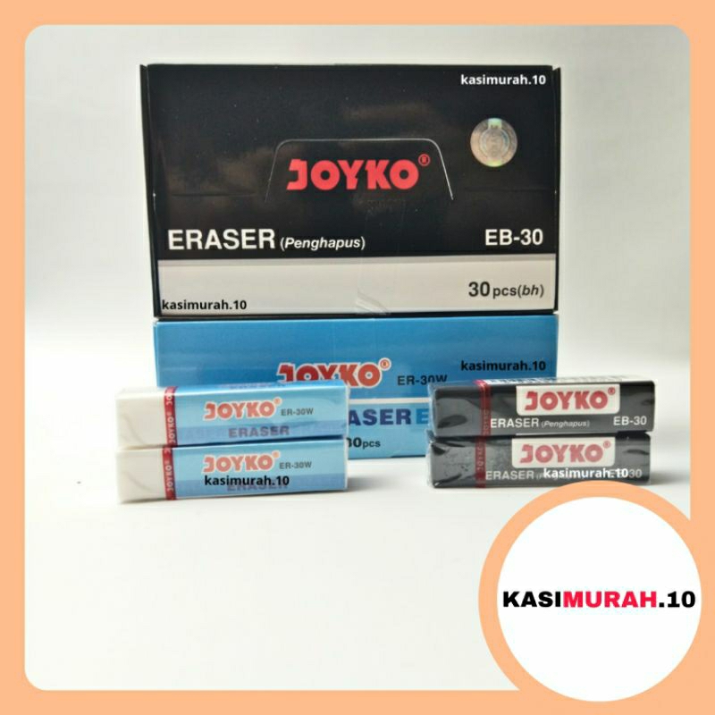 

Penghapus Joyko Sedang EB-30 / Eraser Joyko EB-30 / Penghapus / Setip