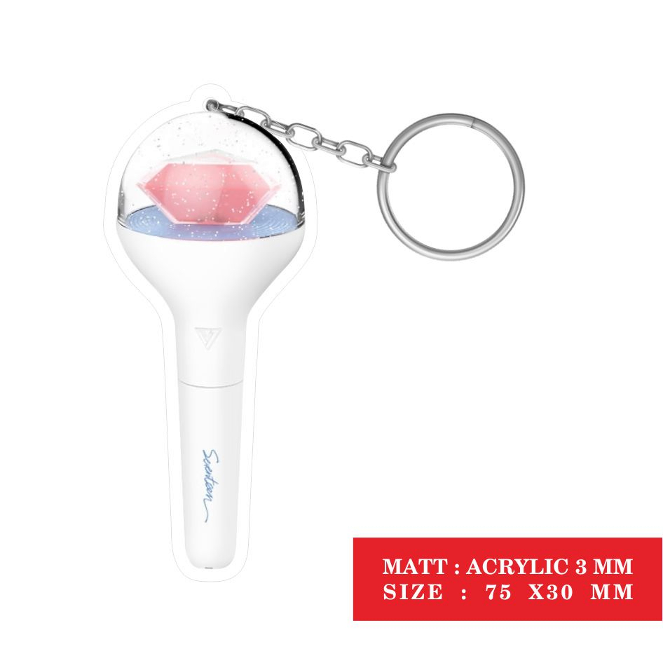 GANCI AKRILIK KPOP BOYBAND LIGHTSTICK SEVENTEEN