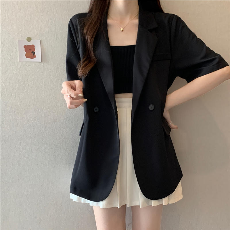⭐Blazer lengan pendek fashion korea style elegan