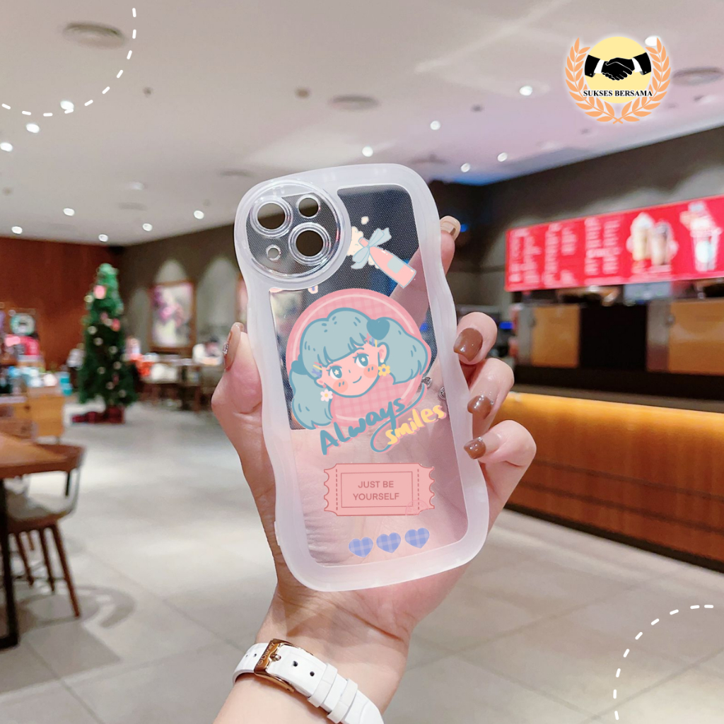 CUSTOM SOFTCASE WAVE GELOMBANG CLEAR CUSTOM GIRL FOR SAMSUNG J2 PRIME GRAND PRIME A02S A03S A03 A03 CORE A04 A04E A04S A13 A10 A10S A11  M11 A12 M12 A13 A32 A23 A14 A20 A30 A20S A21S A22 M22 A31 A32 A33 A50 A50S A30S A51A52 A53 A73 BSB7434