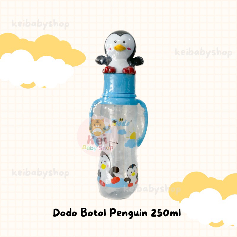 Dodo Botol Penguin Handle 250ml / Botol Susu Lucu
