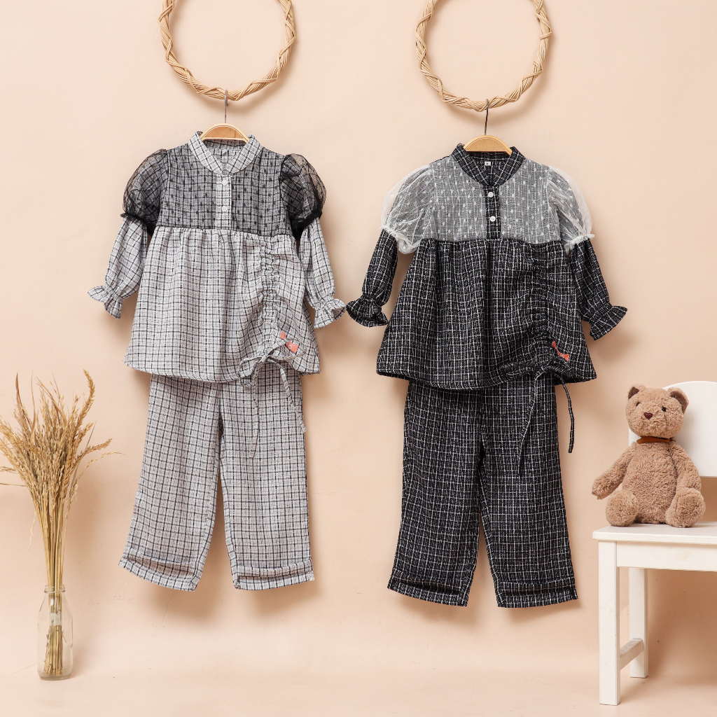 SEMPOL MAO HIJAB - Alice Setelan Oneset Celana Anak Perempuan