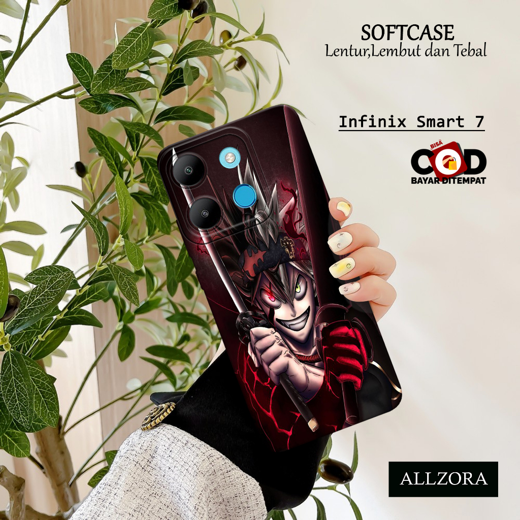 ALLZORA - Soft Case Infinix Smart 7 Terbaru - Fashion Case ANIME - Casing hp Infinix Smart 7 - Smart