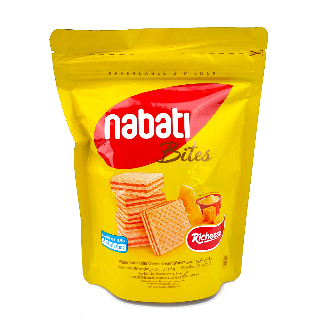 

BISKUIT WAFER NABATI COKLAT KEJU 112 GR POUCH