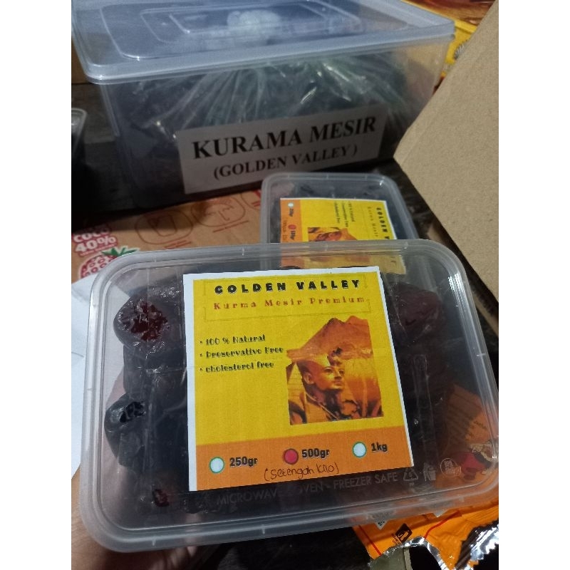 

( STOK BARU ) KURMA GOLDEN VALLEY 500 GR ( SETENGAH KILO )