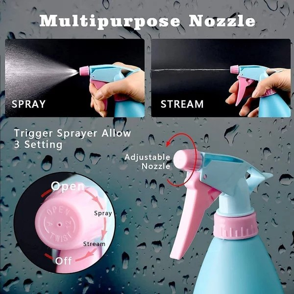 Botol Spray Semprot 500ml Semprotan Tanaman Hewan Burung Kaca Serbaguna Water Sprayer Adjustable Nozzle