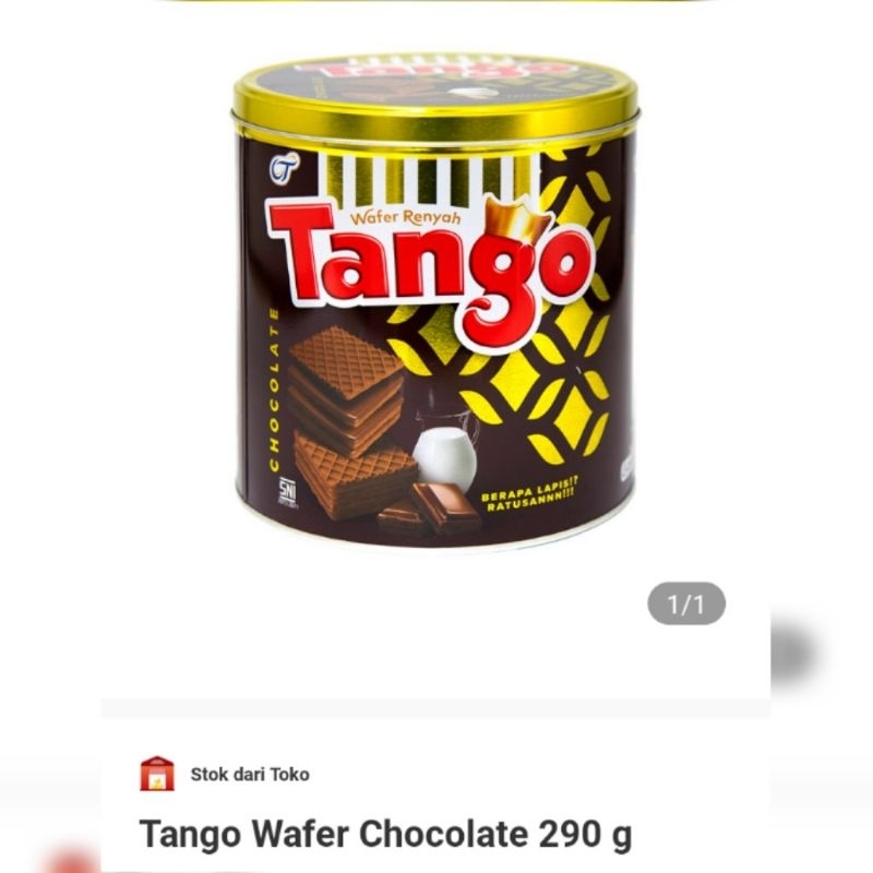 

Tango wafer kaleng 270g (6 pcs)