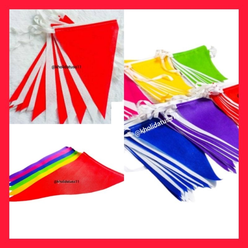 Bendera Kain Festival Renteng HUT-RI / Festival Spounbund / Festival Dekorasi