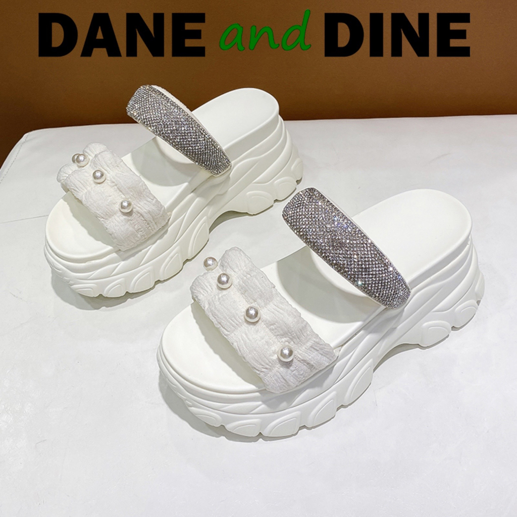 Terbaru Sandal Wedges 8 cm Wanita ORI Dane and Dine -W6820