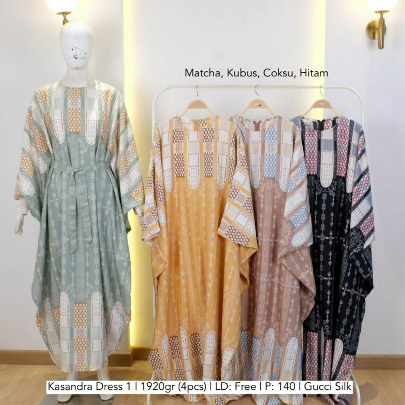 KAFTAN WANITA ELEGAN MEWAH