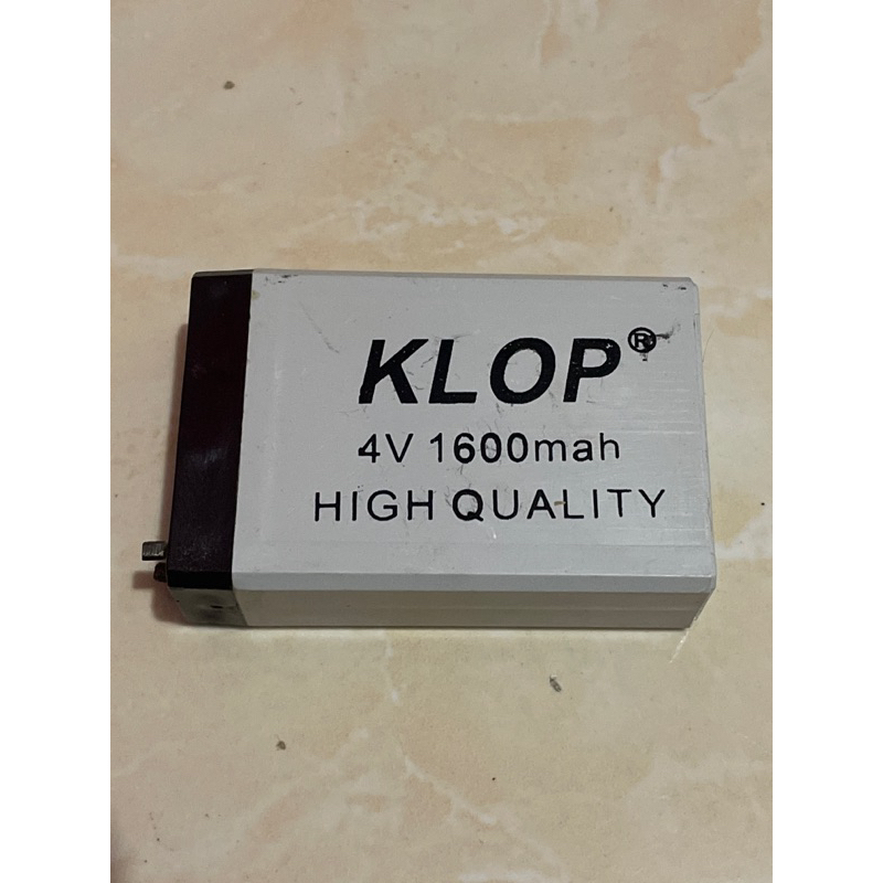 Aki Kering 4V 1600mah Klop