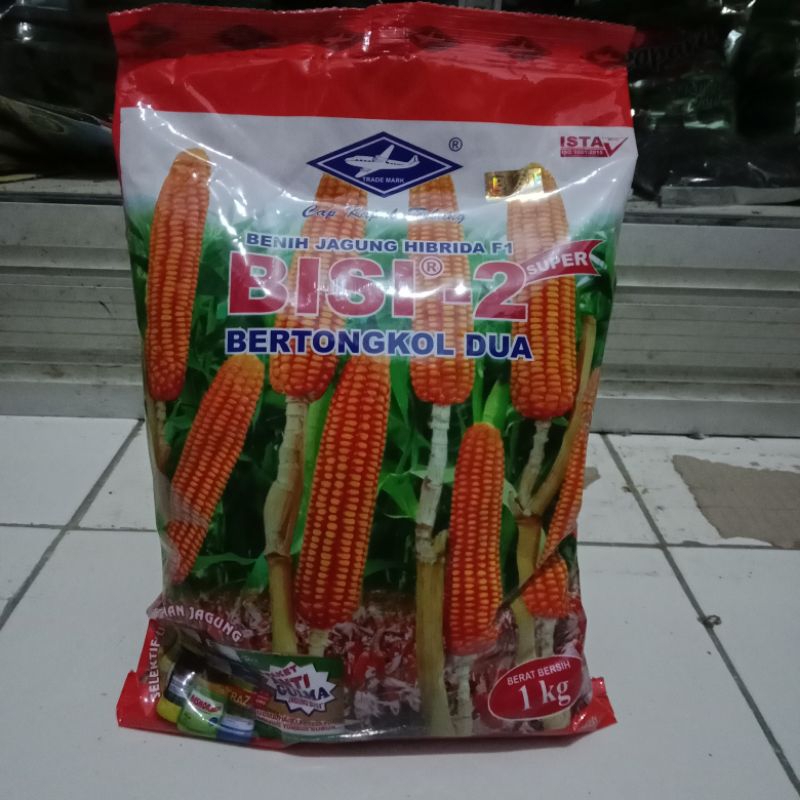 BISI-2/benih jagung/bibit jagung tongkol 2/benih jagung hibrida f1/bibit jagung bisi 2/kemasan 1kg