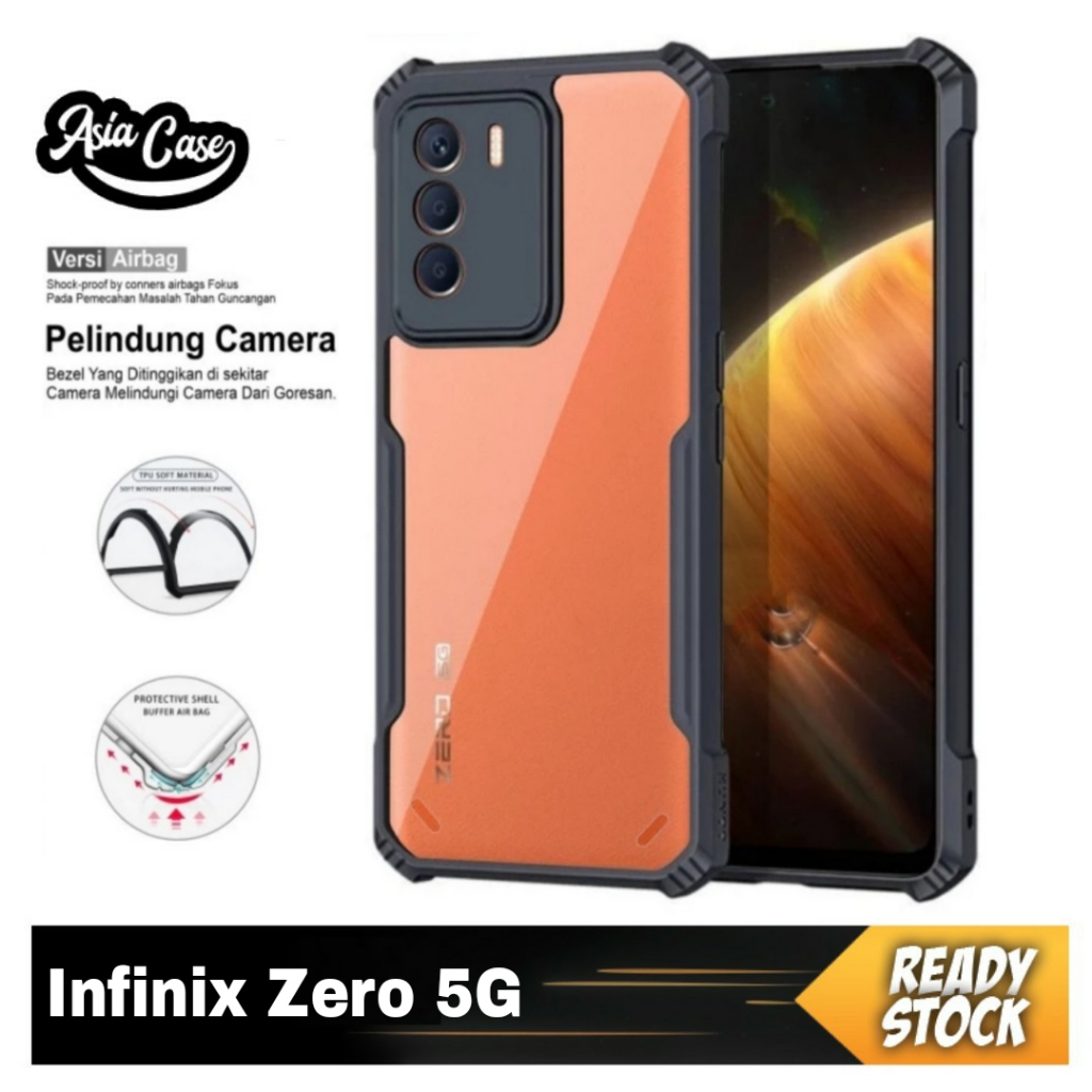 Case Infinix Zero 5G Casing Fusion ShockProof Transparan