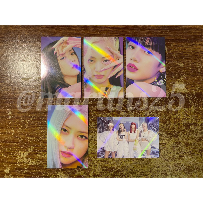 PHOTOCARD BLACKPINK HYLT WITHDRAMA POB JISOO JENNIE ROSÉ LISA GRUP