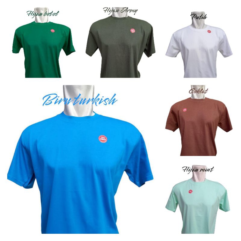 kaos polos 20s super tebal | kaos polos premium | katun combed | unisex S-5XL