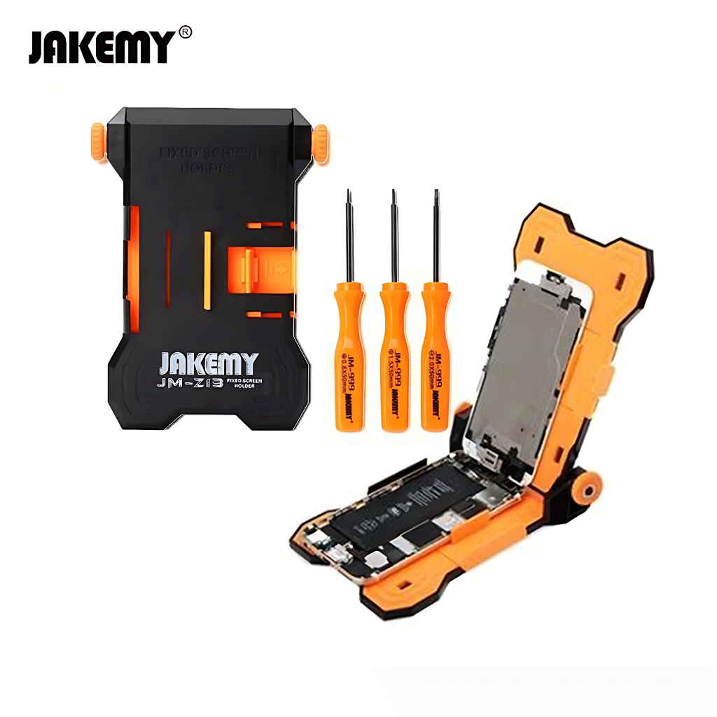 JAKEMY JM-Z13 4-in-1 PCB Repair Smartphone Holder + 3 Screwdrivers