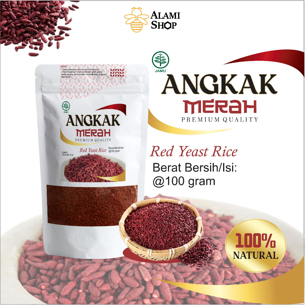 

Angkak Beras Merah Asli 100 Gram PREMIUM