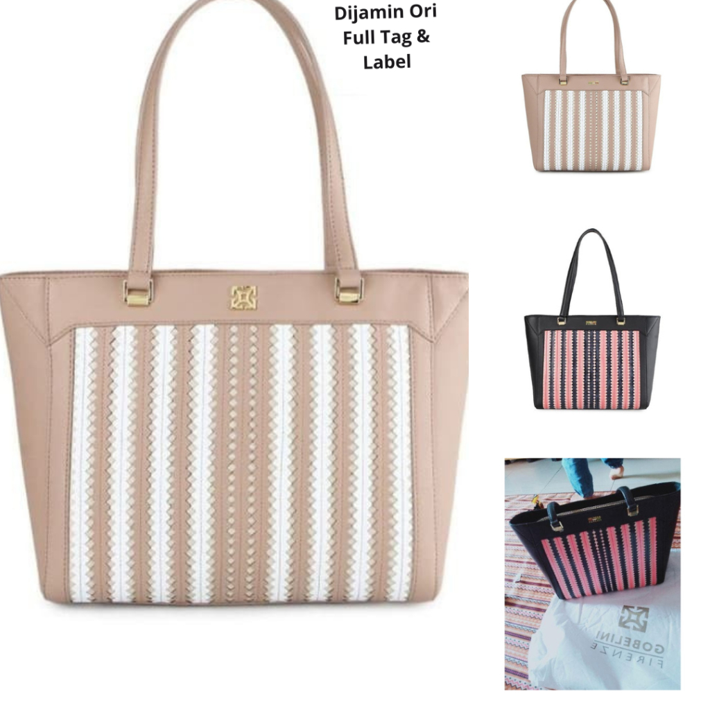 Gobelini Aurelicious Tote/Tas Kulit Wanita/Tas Kerja