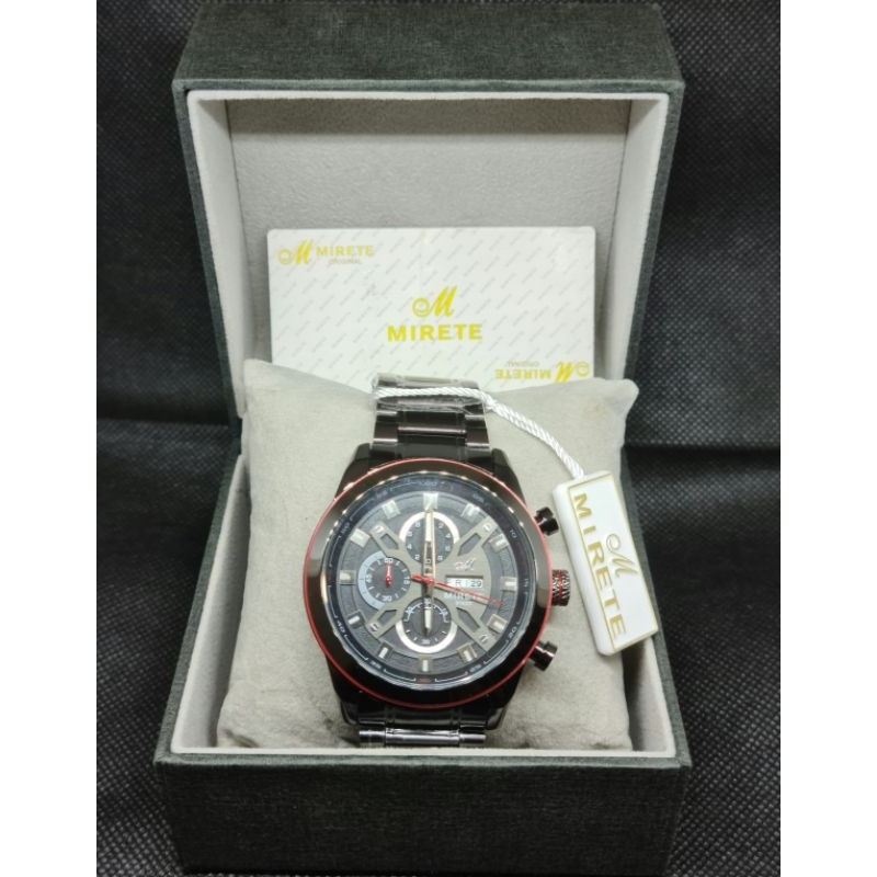 Jam Tangan Pria Sport Mirete Original Water Resistant