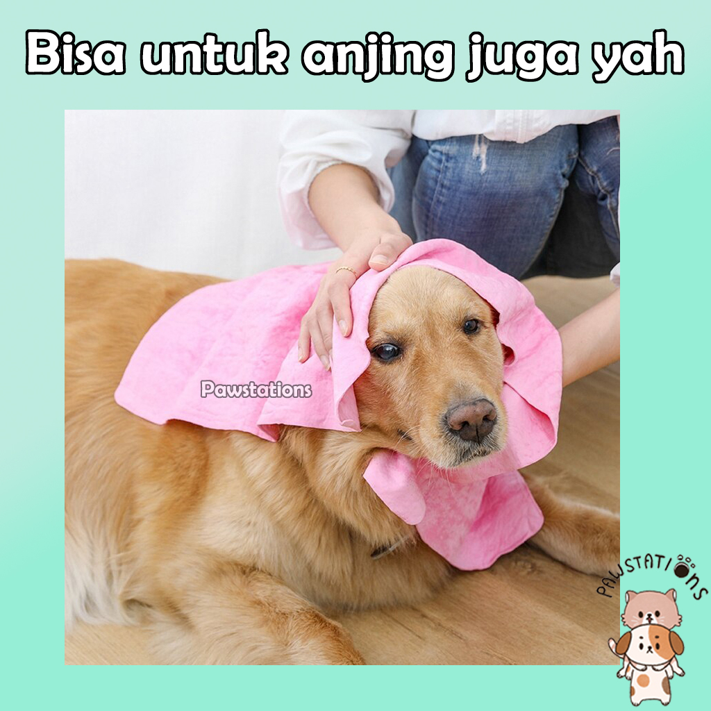 Kain Lap Mandi Kucing Kain Lap Mandi Anjing Kanebo Kucing Anjing Handuk Mandi Kucing Handuk Mandi Anjing Kanebo Kucing Jumbo