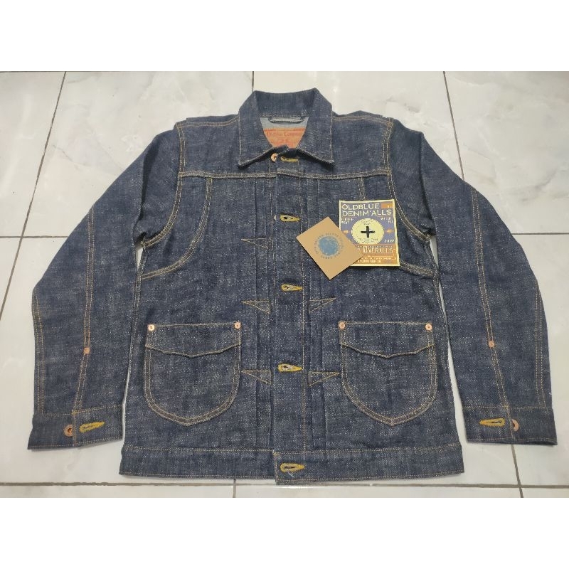 Oldblue Work Jacket Type II - 18oz Overslub Atlantis
