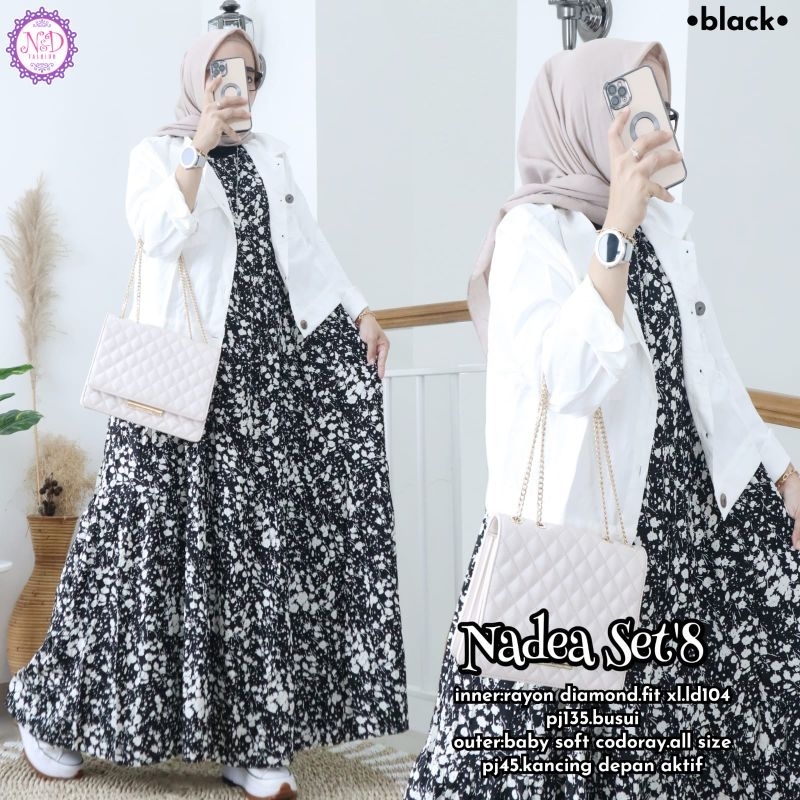 NADEA SET8 ORI BY N&D. SETELAN OUTER. DRESS
