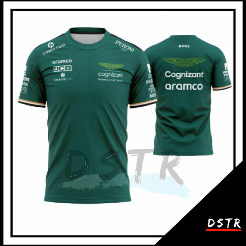 Kaos Jersey F1 Formula One Team Aston Martin 2023 Fullprint XS-6XL