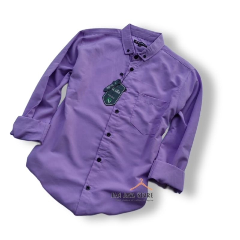 KEMEJA PANJANG PRIA SLIM FIT M L XL  Oxford dan poplin Distro Quality
