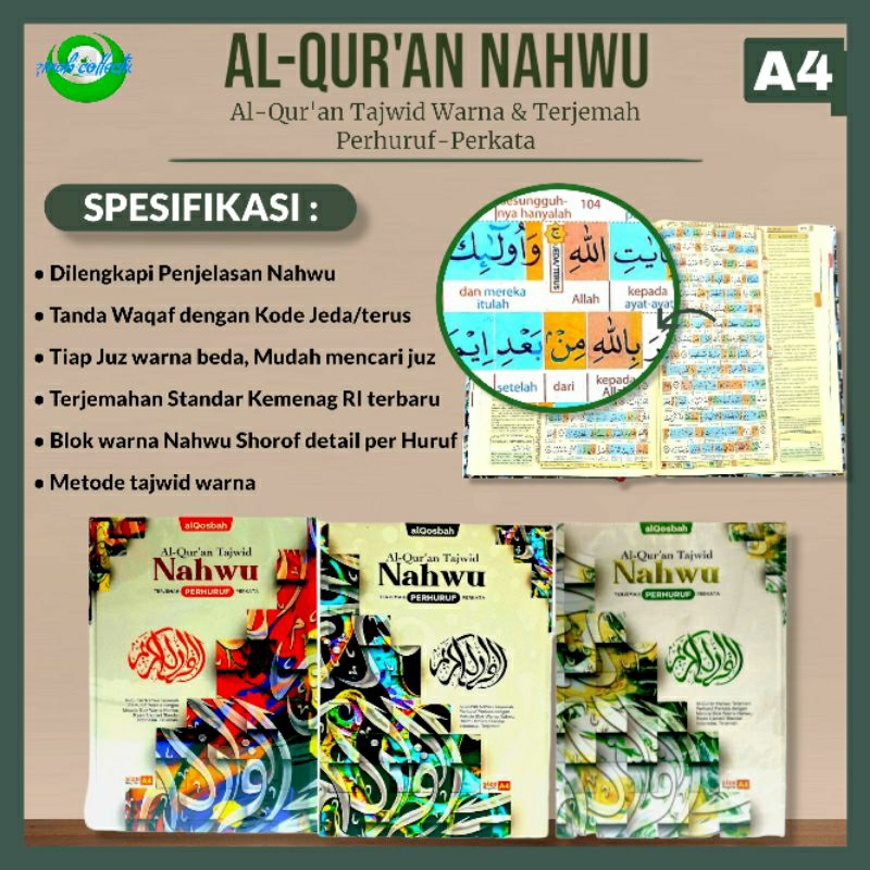 Nahwu Terjemah Perhuruf  Perkata _Al-Qur'an Tajwid