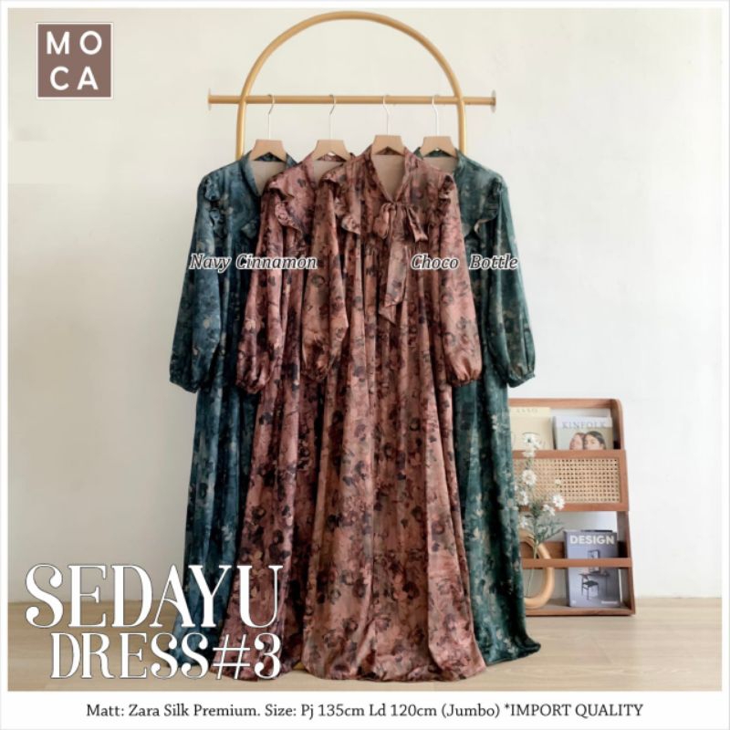 GAMIS JUMBO ARMANI SILK LD120 ORI MOCA REALPICT