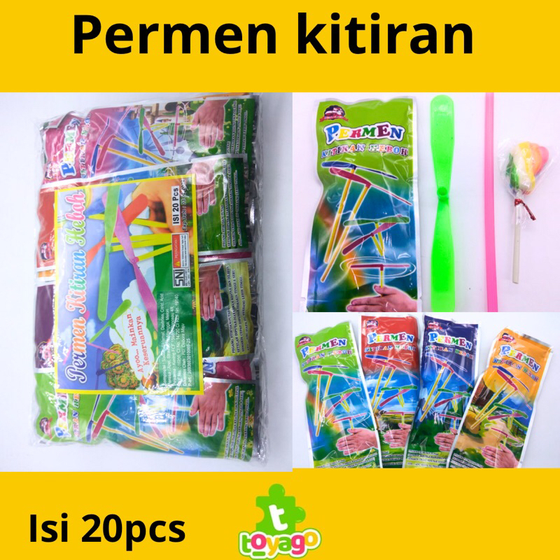 Permen Lolipop Kitiran Isi 20pcs Grosir Murah