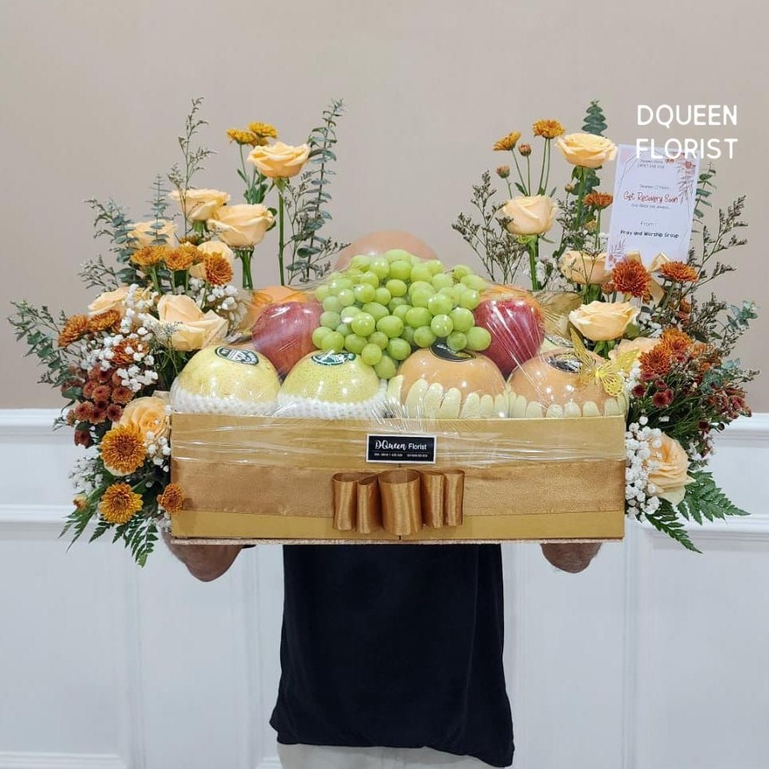 bingkisan hampers buah bunga